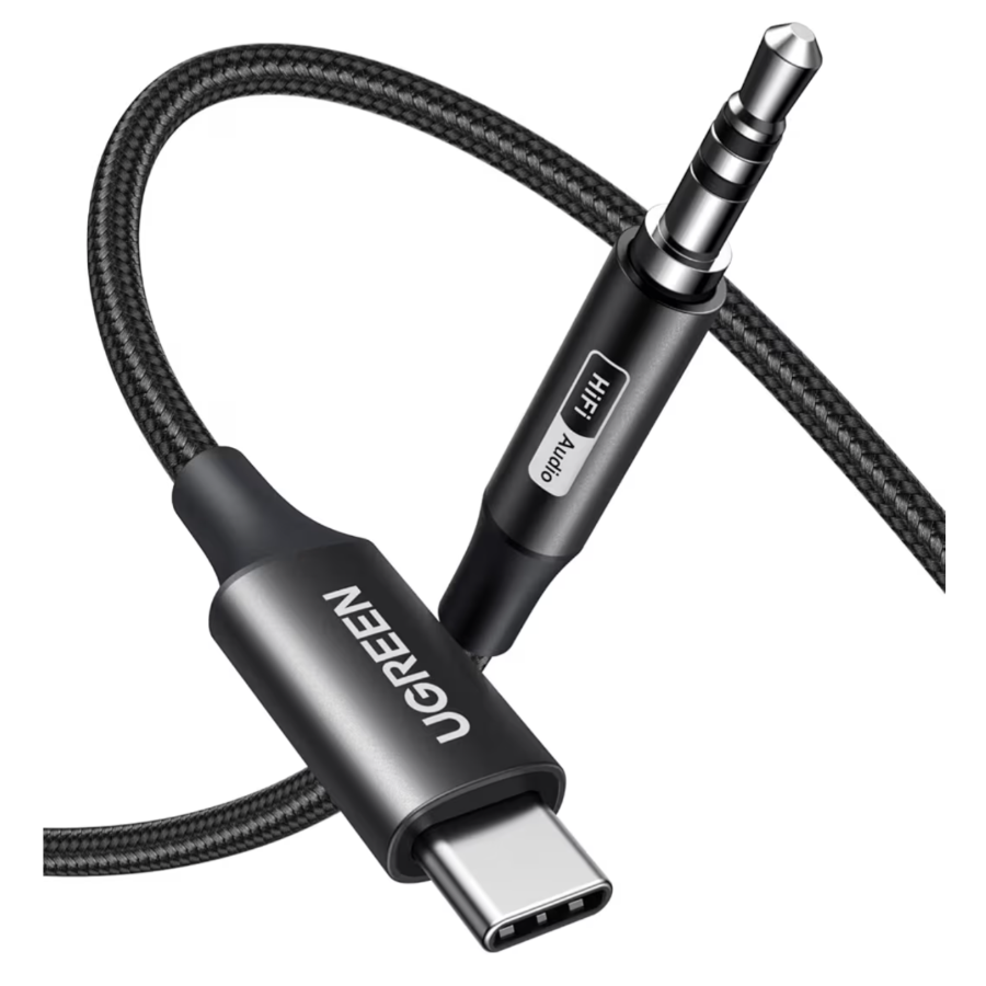 Cable Ugreen USB-C DAC a Jack 3.5 mm Hifi 384khz/32bit Dac 1m